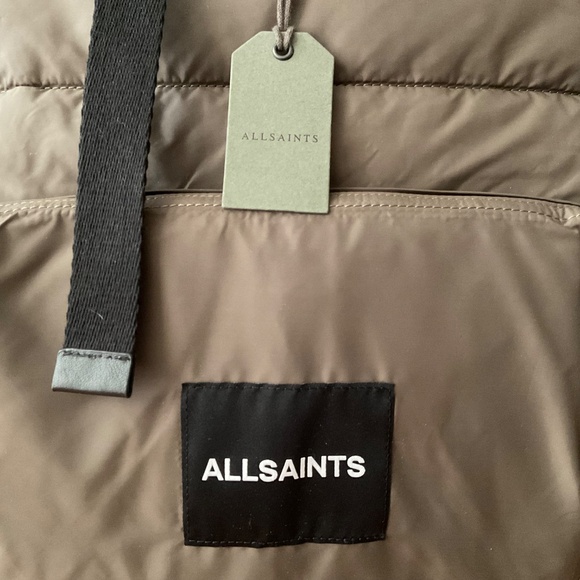 NEW All Saints Zone Quilted Backpack Unisex NWT - Picture 8 of 15